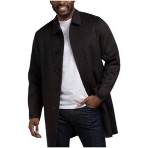 THEORY Wool And Cashmere Blend Double Faced Car Coat
